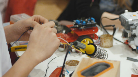 Hands Creating Technology