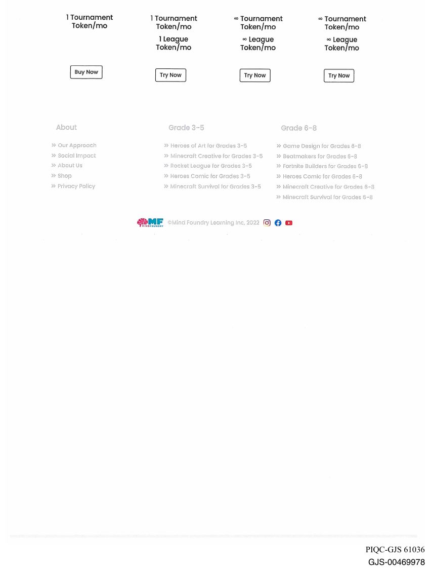 Government exhibit GJS-00469978: site footer